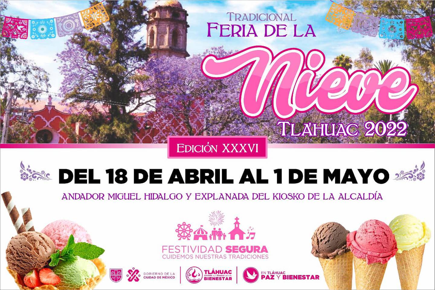 ¿De aguacate o de ‘beso de diablo’? Lánzate a la Feria de la Nieve en Tláhuac 2022