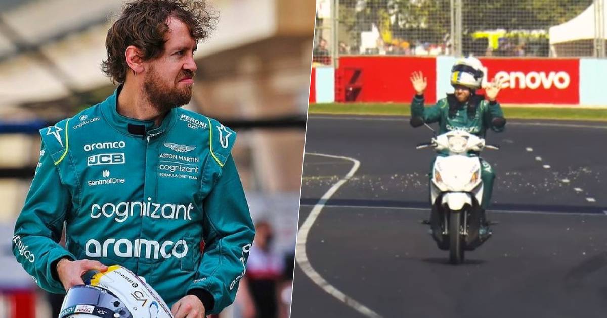 GP de Australia: FIA multa con 5 mil euros a Vettel por montar un scooter tras bandera roja