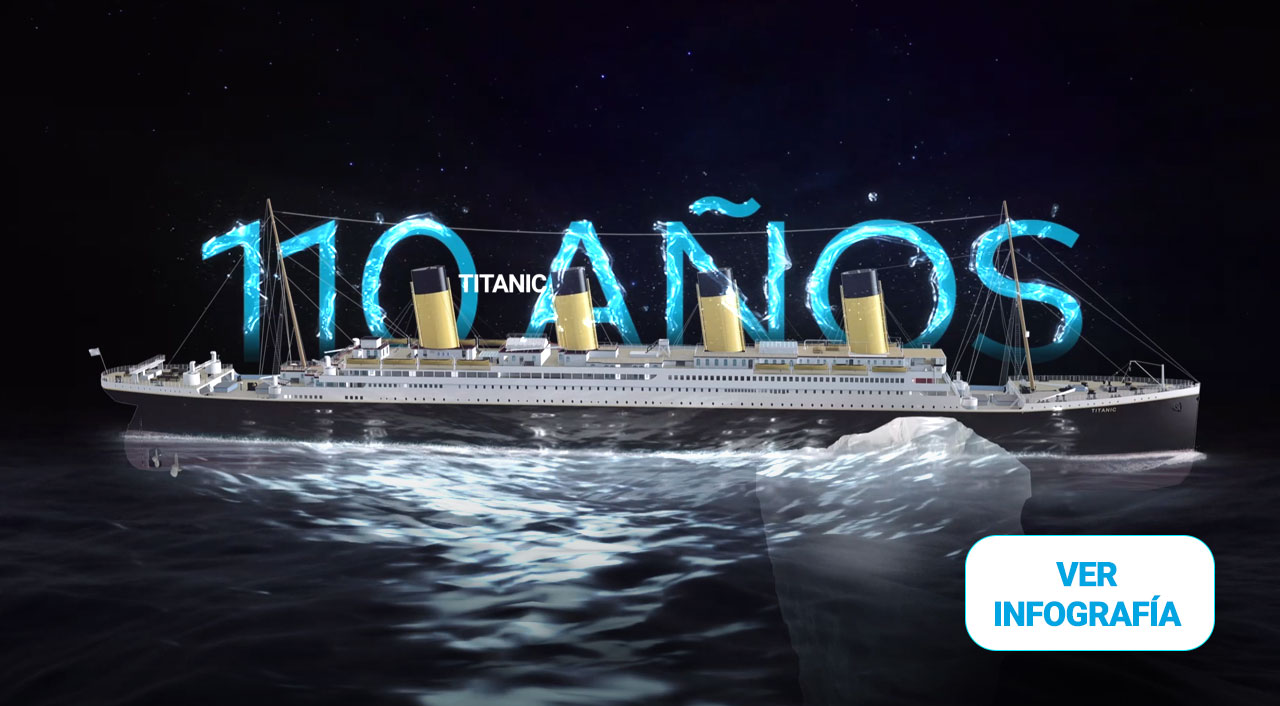 Titanic, a 110 años del naufragio más famoso del mundo