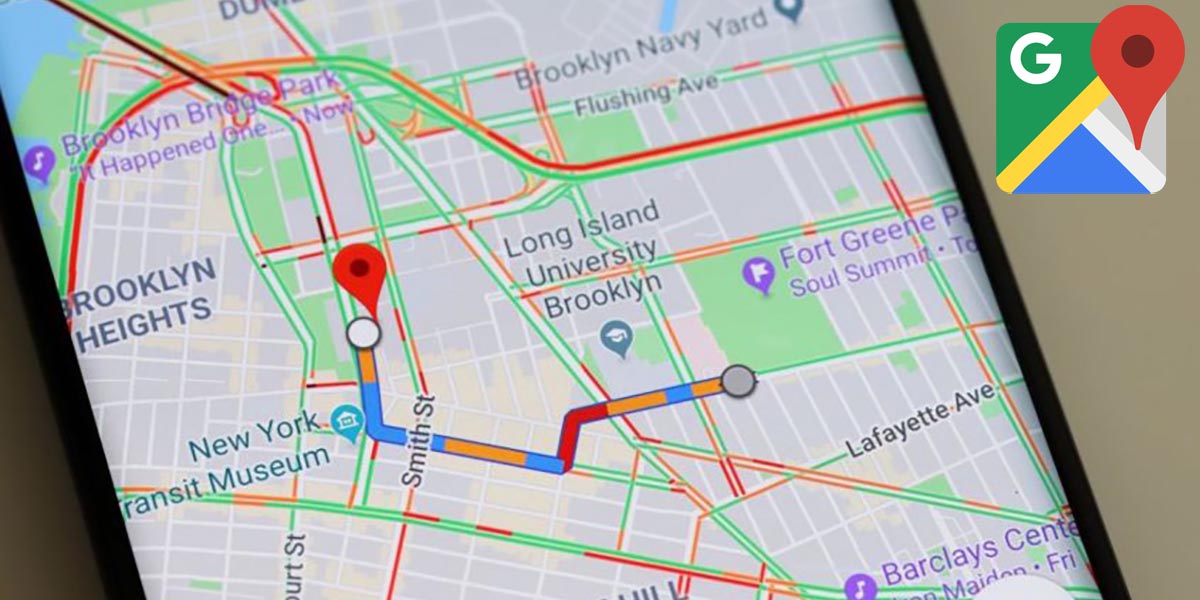 Tráfico en Google Maps. (foto: Androiflip)