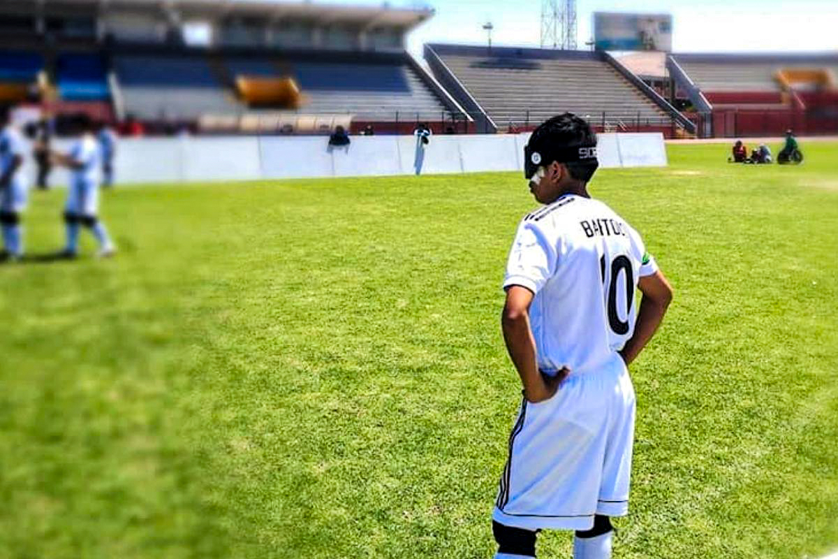 Brayan Bartolo, el primer peruano en la historia que enfrentará a ‘los reyes del fútbol ciego’ en Brasil