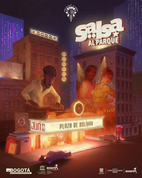 Revelan imagen y cartel oficial del Festival Salsa al Parque 2022