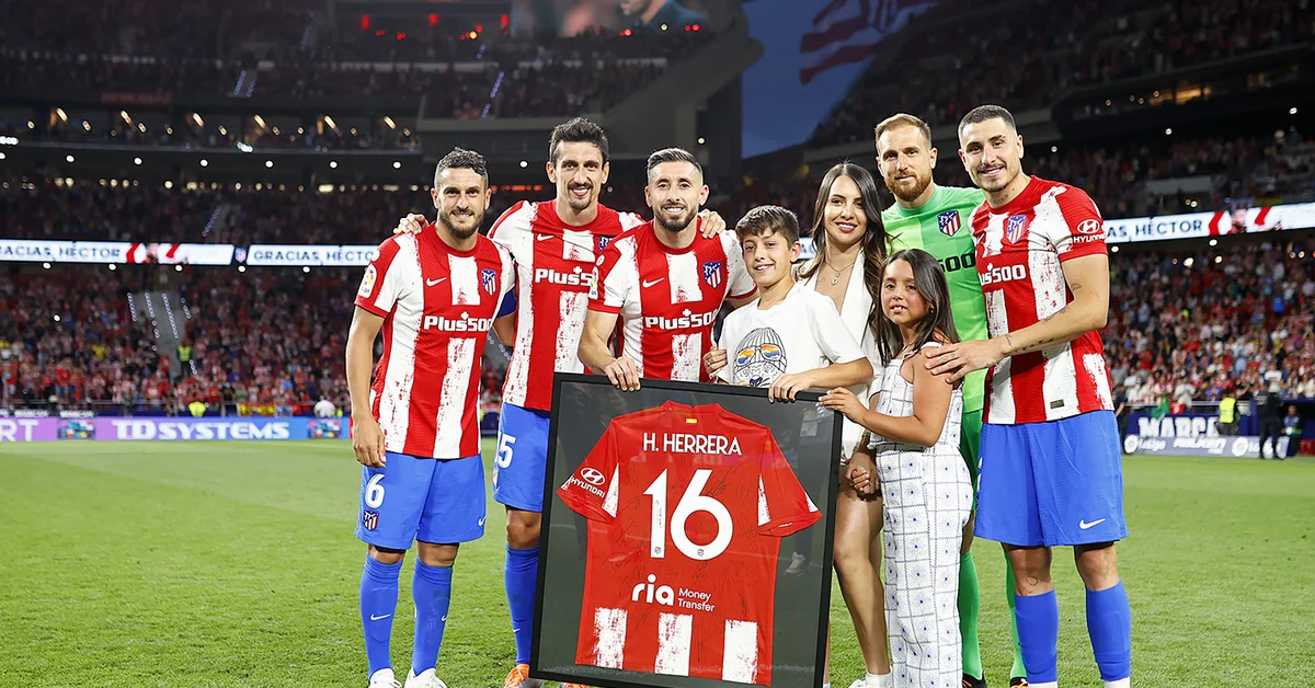 Video: así despidió el Atlético de Madrid a Héctor Herrera tras jugar su último partido