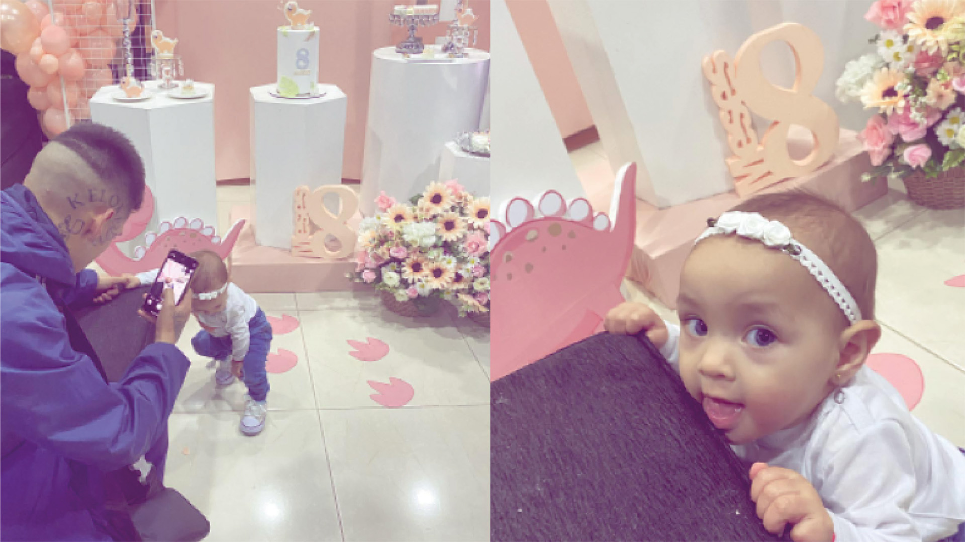 L-Gante y Tamara Báez celebraron los 8 meses de Jamaica: el increíble regalo del cantante