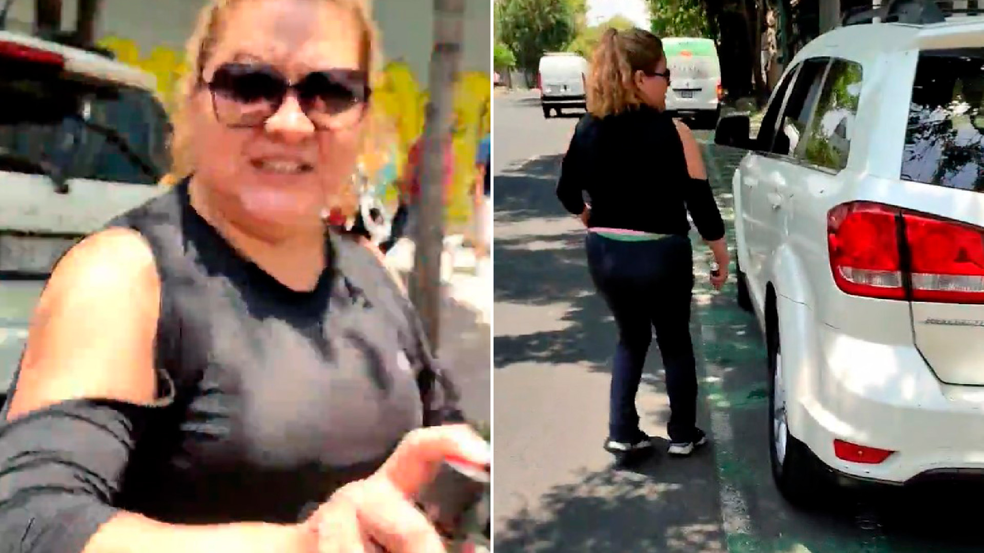 Video: mujer agredió a ciclista con presunto gas pimienta en CDMX