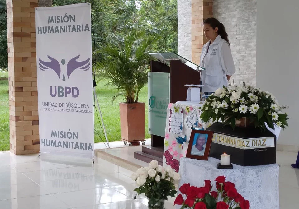 Unidad de Búsqueda entregó el cuerpo de una menor reclutada hace 23 años en Guaviare