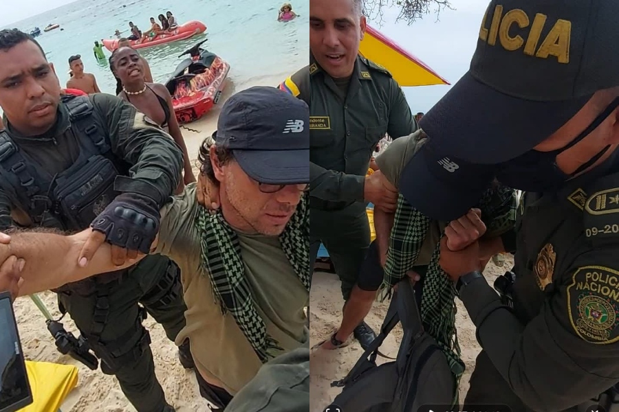 Periodista detenido en Barú denuncia haber sido golpeado por la Policía de Playa Blanca y desmiente información de la institución