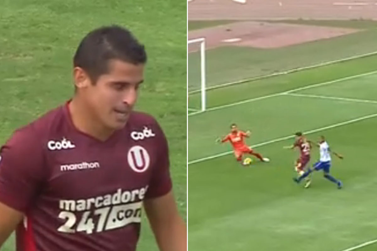 Aldo Corzo y su espectacular cruce para evitar ocasión de gol de Mannucci ante Universitario por Liga 1 2022