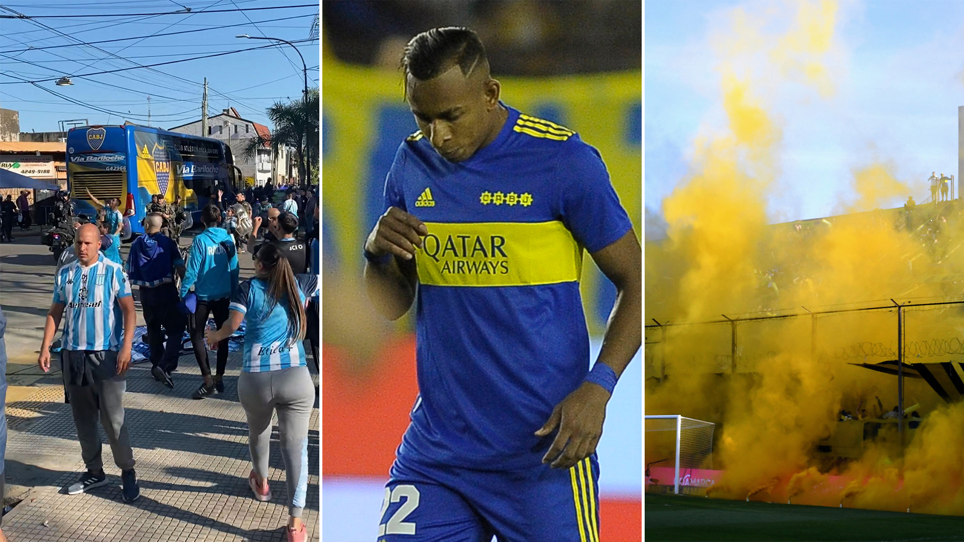 El peligroso ingreso del bus xeneize, la reacción de Villa ante los cánticos rivales y los penales desde adentro: así se vivió el Boca-Racing en la tribuna