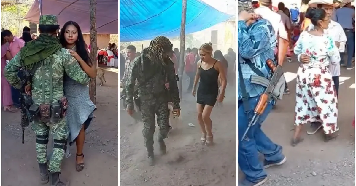 Supuestos sicarios de la Familia Michoacana disfrutaron zapateando en una boda de Guerrero