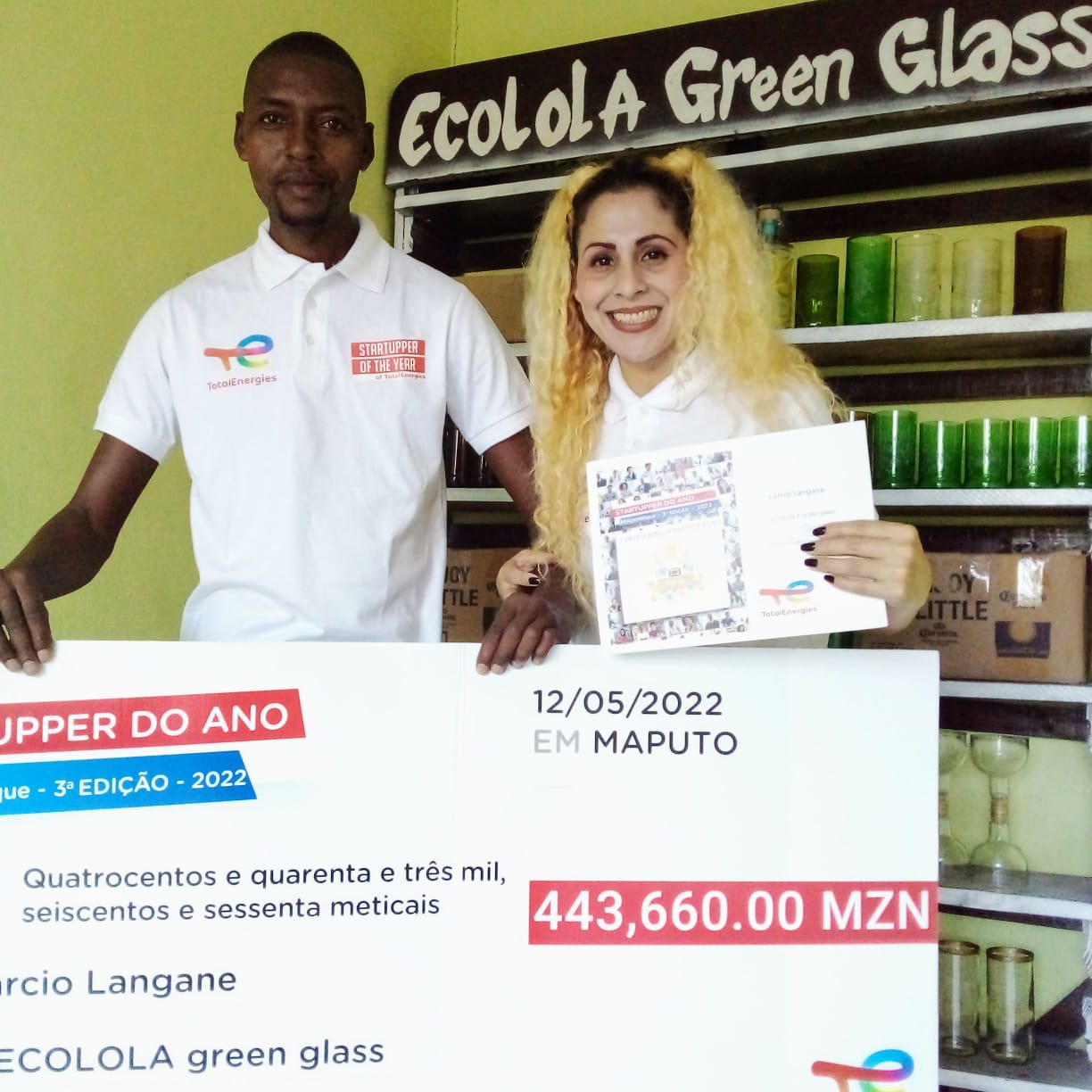 Es de Mozambique, estudió en Argentina apadrinado por Julián Weich y ganó el premio al mejor emprendedor de su país