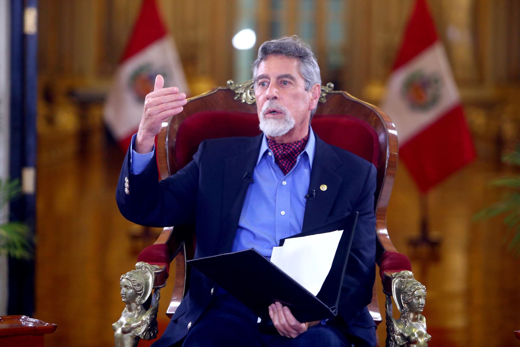 Francisco Sagasti insiste en el recorte de mandato para Pedro Castillo y el Congreso