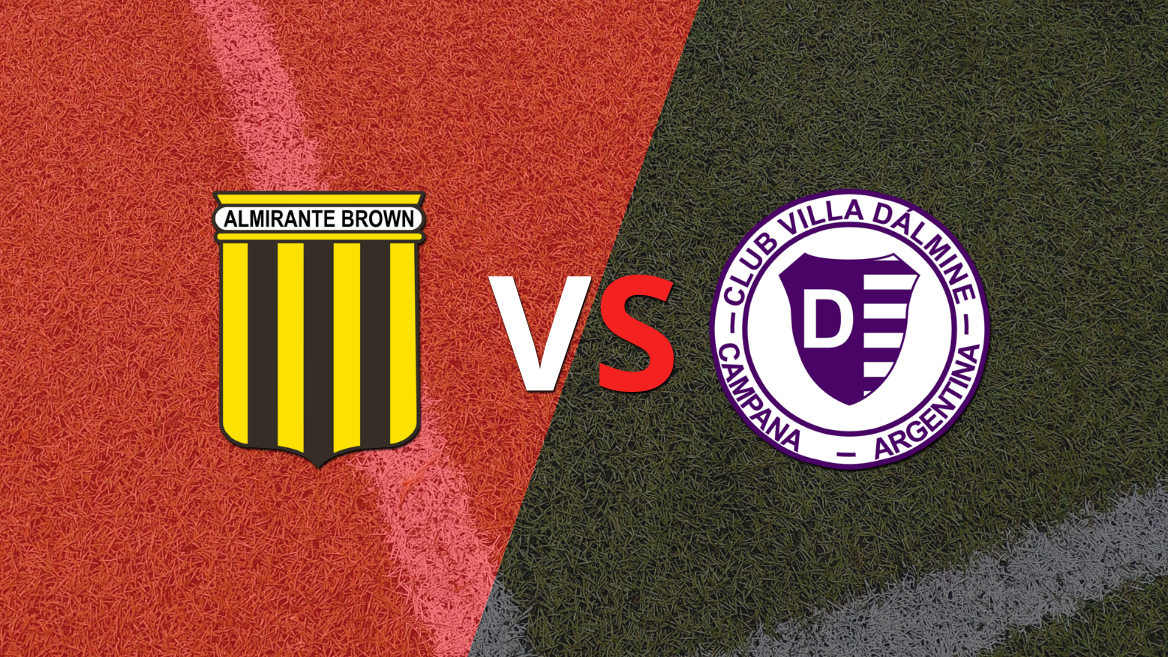 Almirante Brown recibirá a Villa Dálmine por la fecha 15