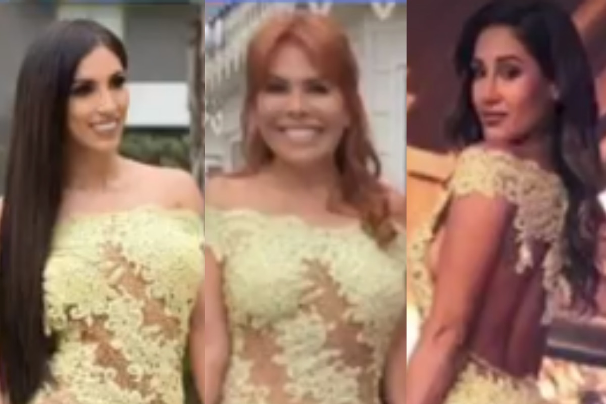 ¿Magaly Medina luce el mismo vestido de Allison Pastor y Tepha Loza? Esta sería la evidencia