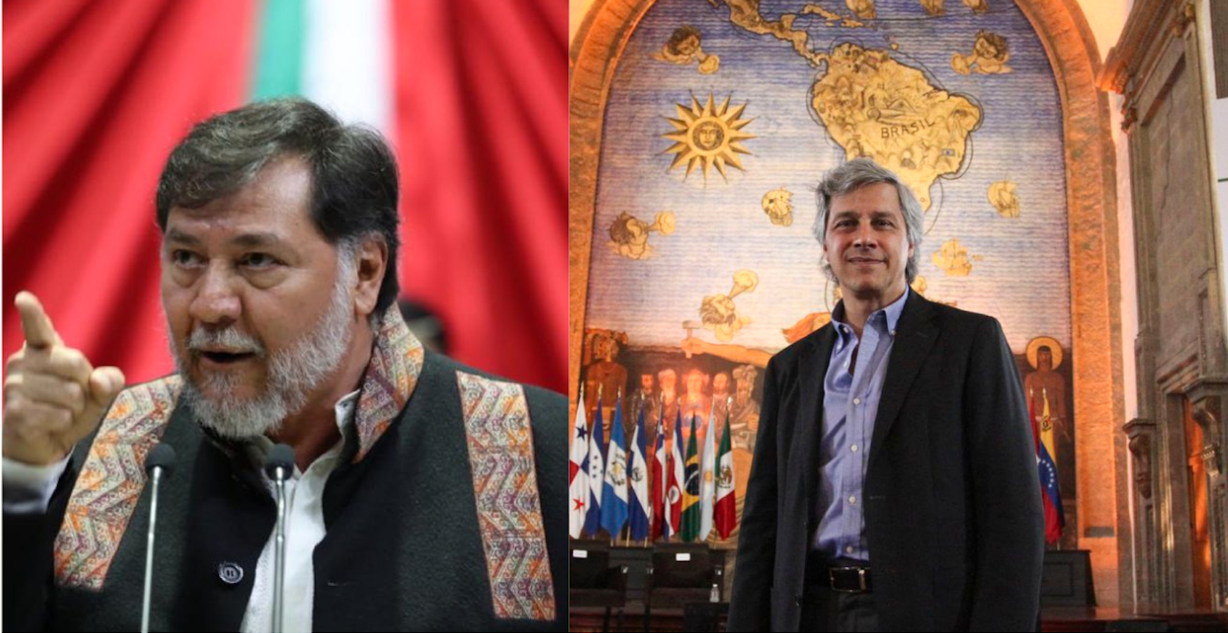“Par de miserables”: Noroña arremetió contra Claudio X González y Sergio Sarmiento