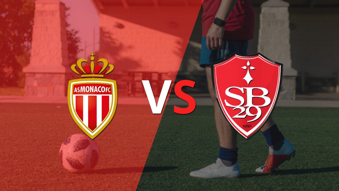 Mónaco quiere mantener su racha frente Stade Brestois