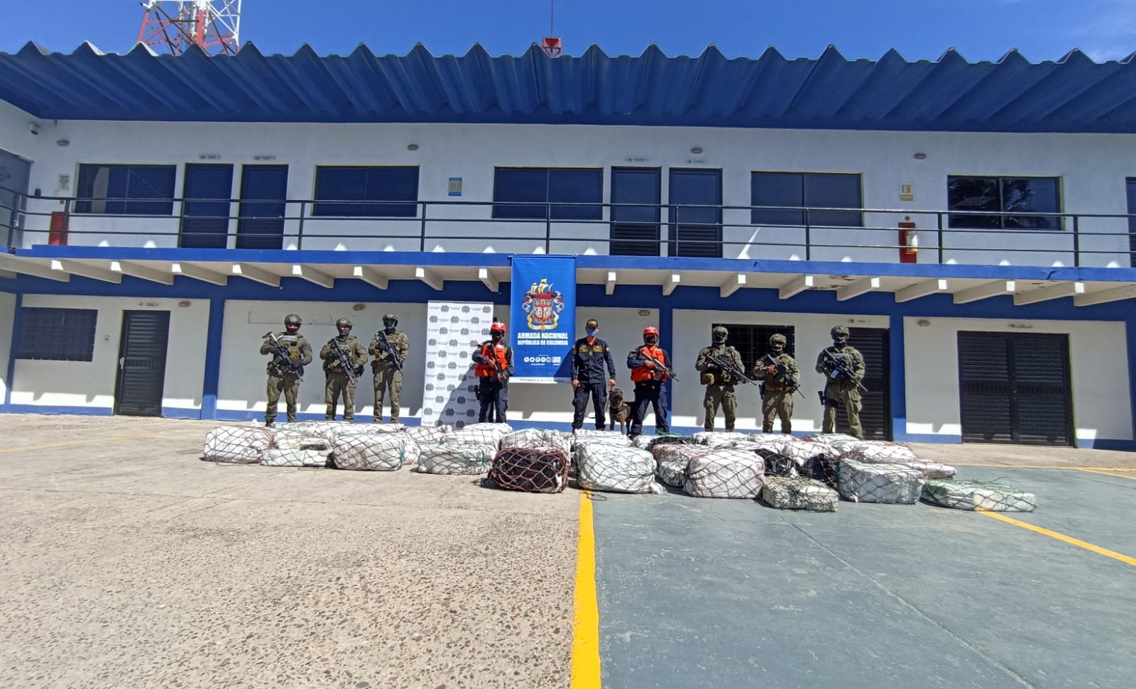 Golpe al narcotráfico: incautan más de 1,8 toneladas de cocaína en el Caribe colombiano