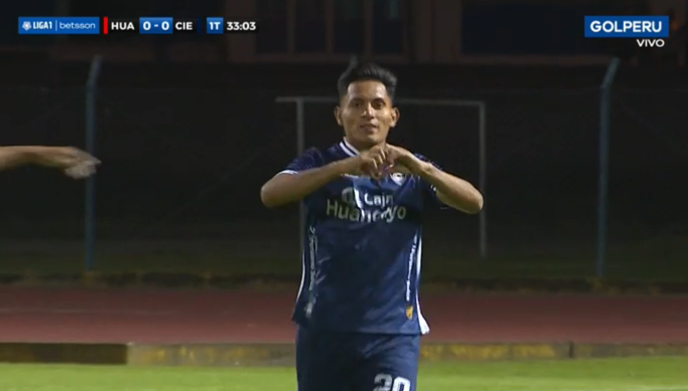 Kevin Sandoval y su descomunal gol de tiro libre en Cienciano vs. Sport Huancayo por Liga 1 2022