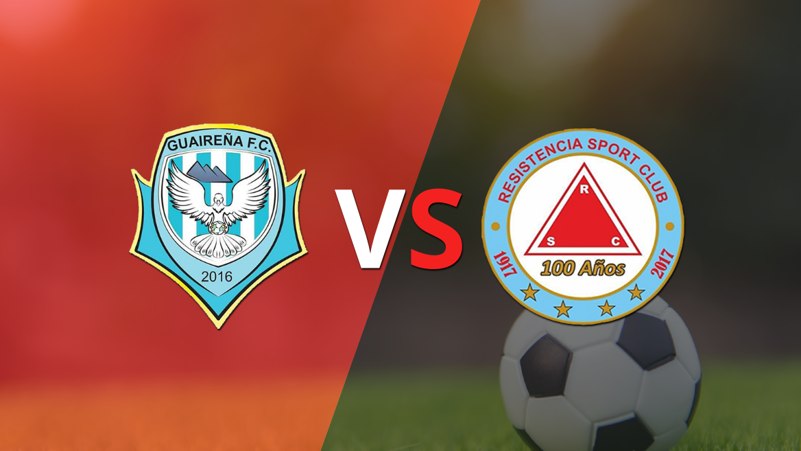 Por la fecha 16 se enfrentarán Guaireña y Resistencia SC