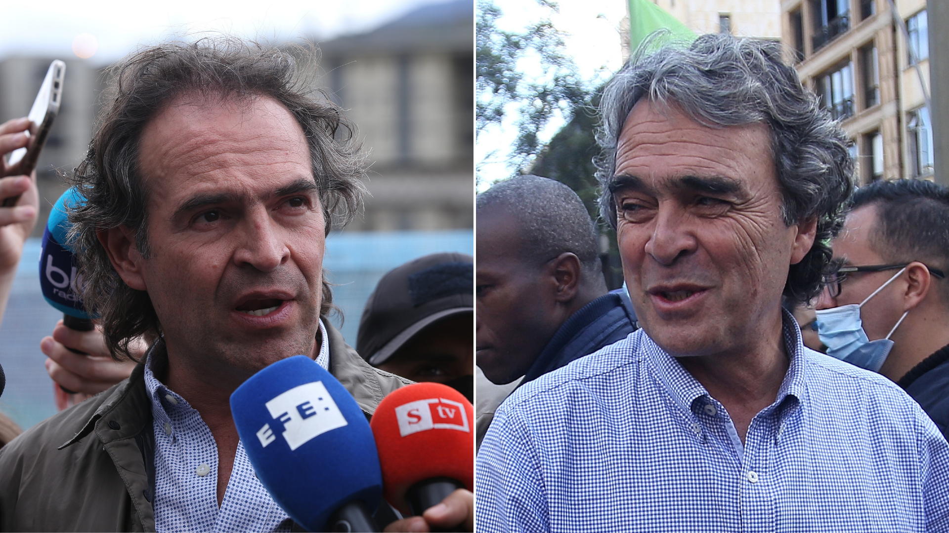Federico Gutiérrez acusa a Sergio Fajardo de campaña ‘anti Fico’ en Bucaramanga y el candidato de Centro Esperanza le responde