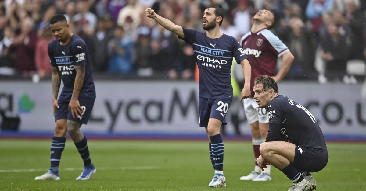 Un gol en contra y un penal errado sobre el final: el vertiginoso empate que rescató Manchester City ante West Ham