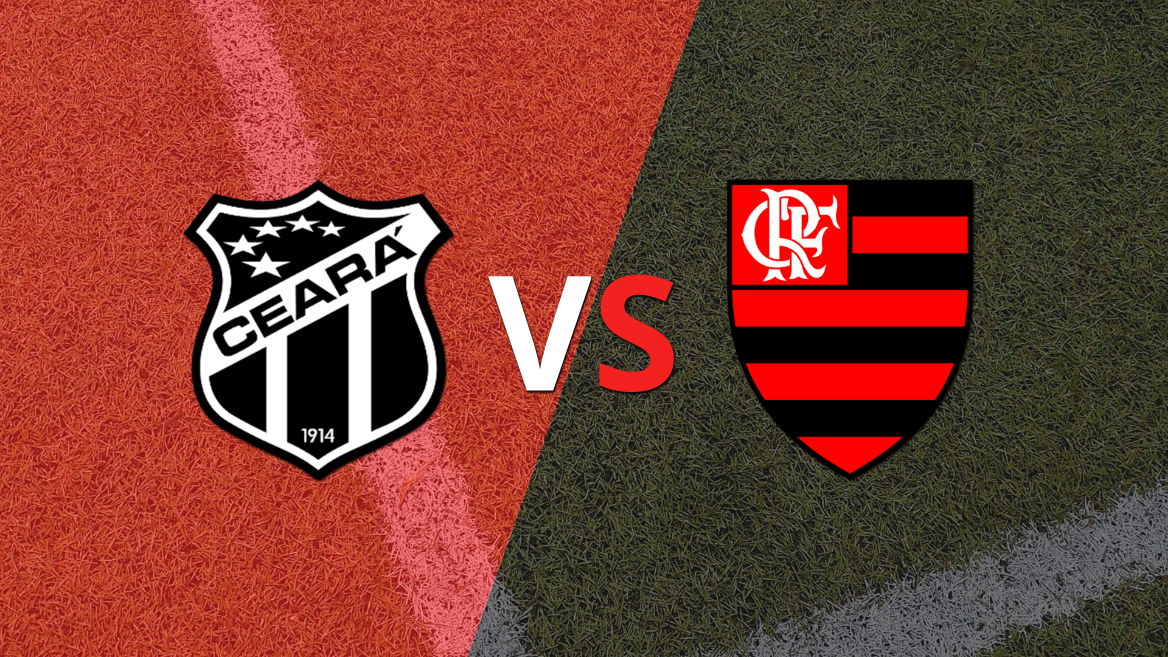 Ceará quiere dejar el último lugar de la tabla ante Flamengo