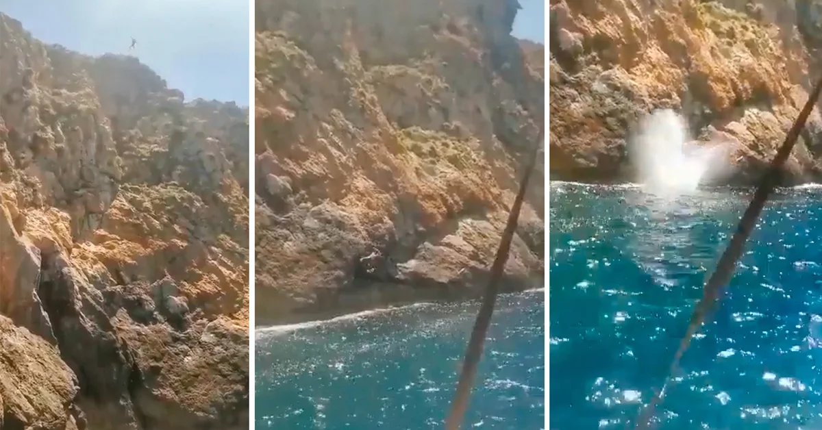 Murió un turista en Mallorca tras saltar de un acantilado: su pareja filmó la tragedia