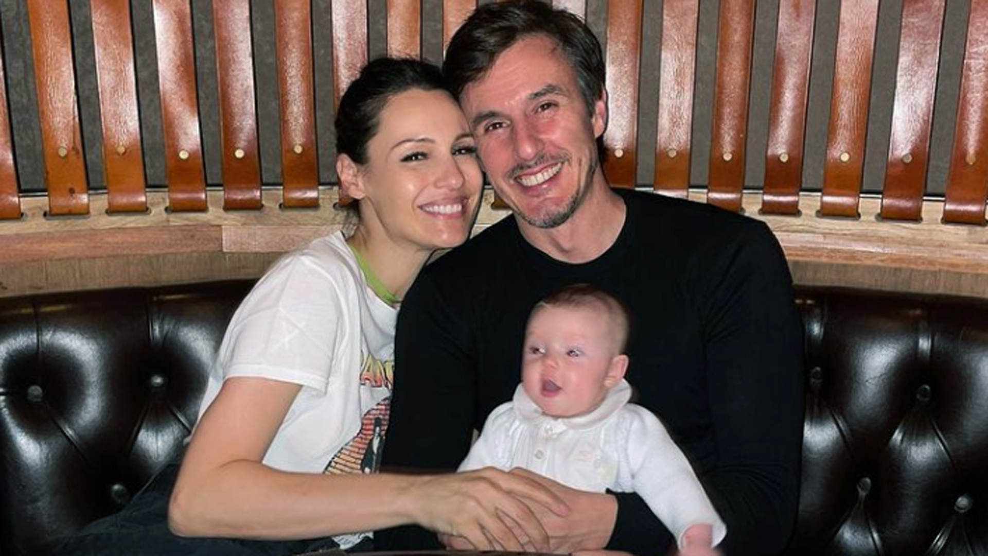 Pampita, Roberto García Moritán y Ana, la hija de la pareja