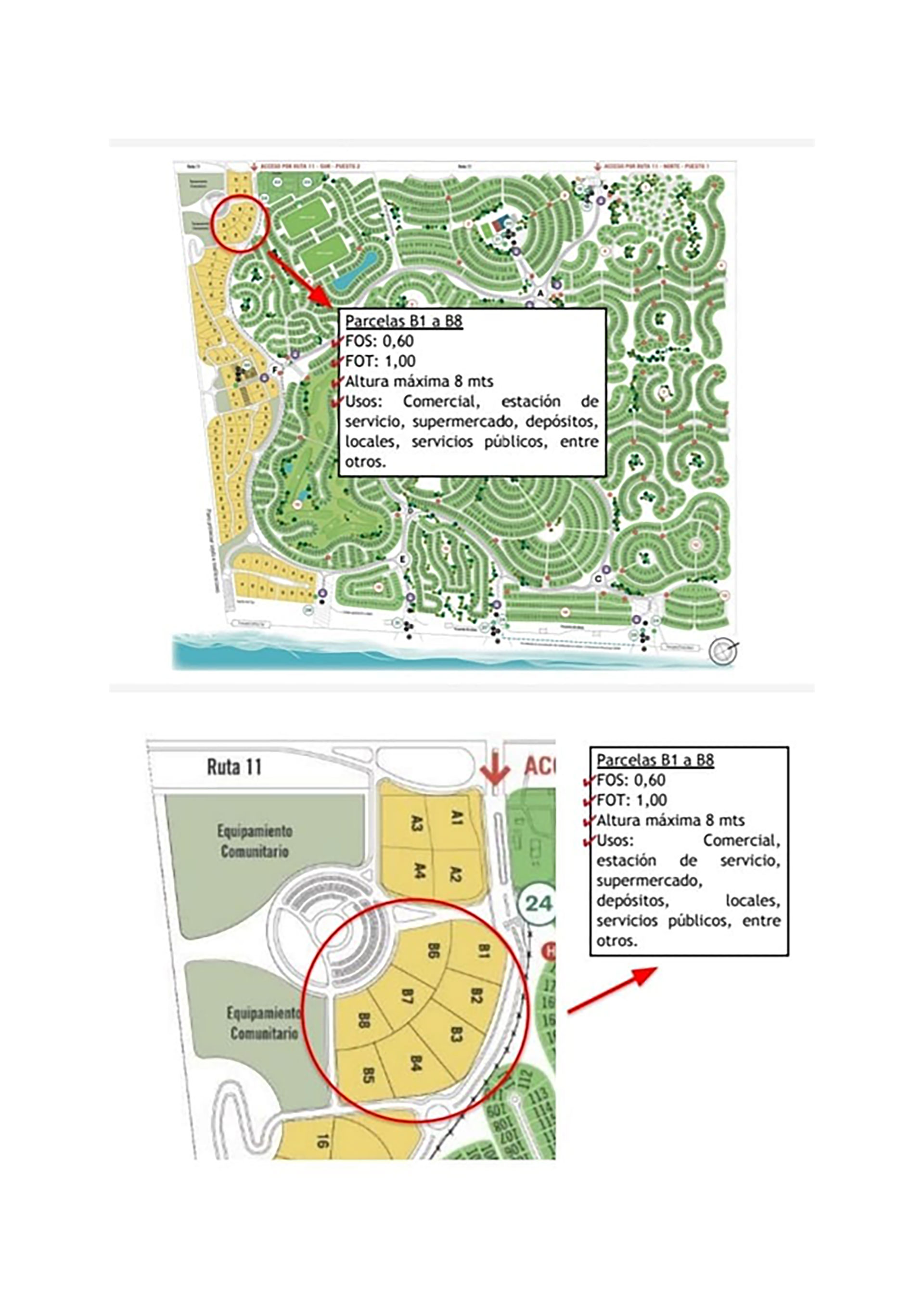 La ubicación de la obra en el mapa