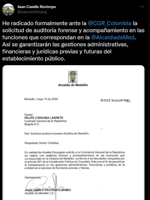 Alcaldía de Medellín Contraloría