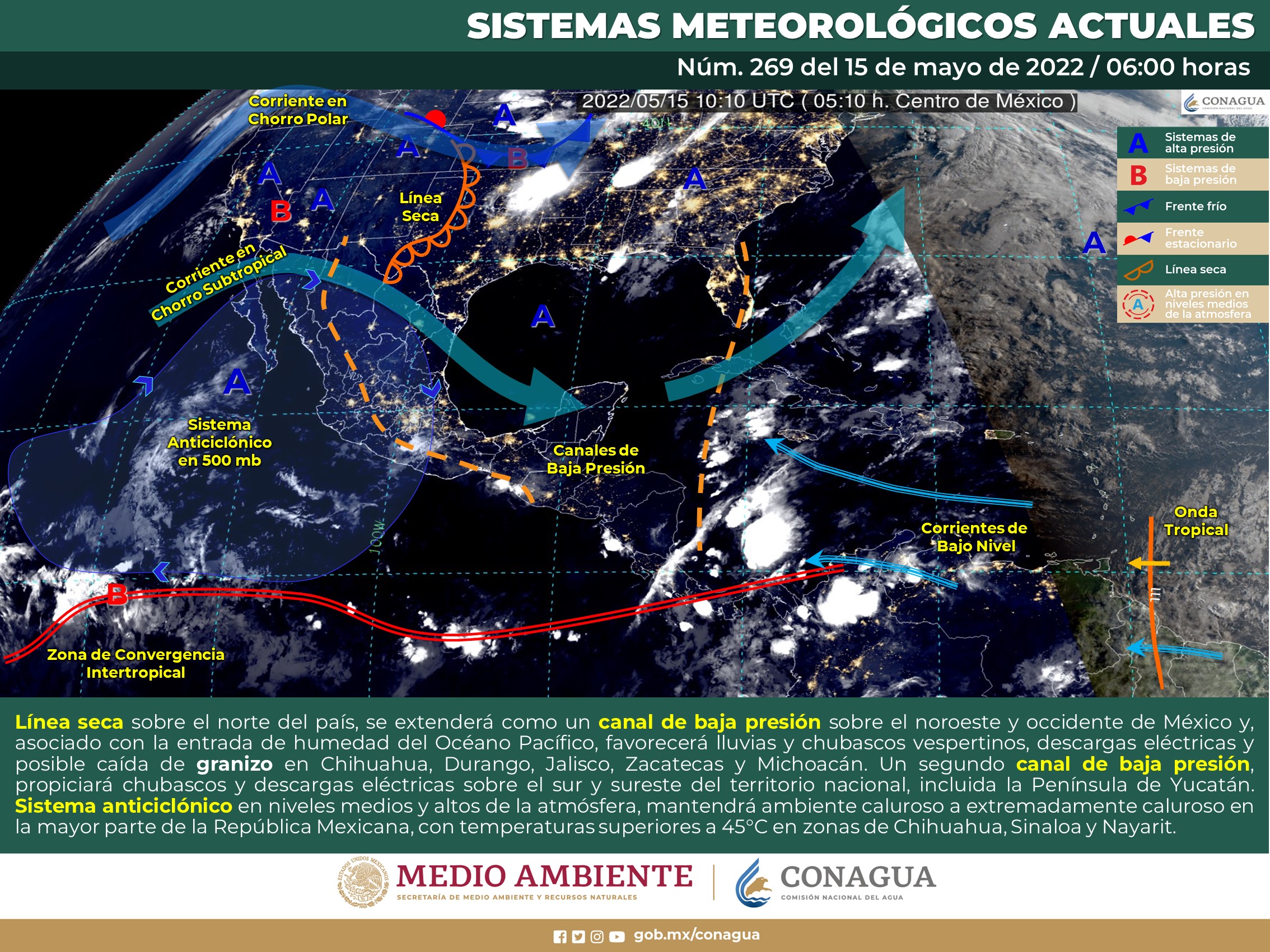 (Foto: Pronóstico Meteorológico General)