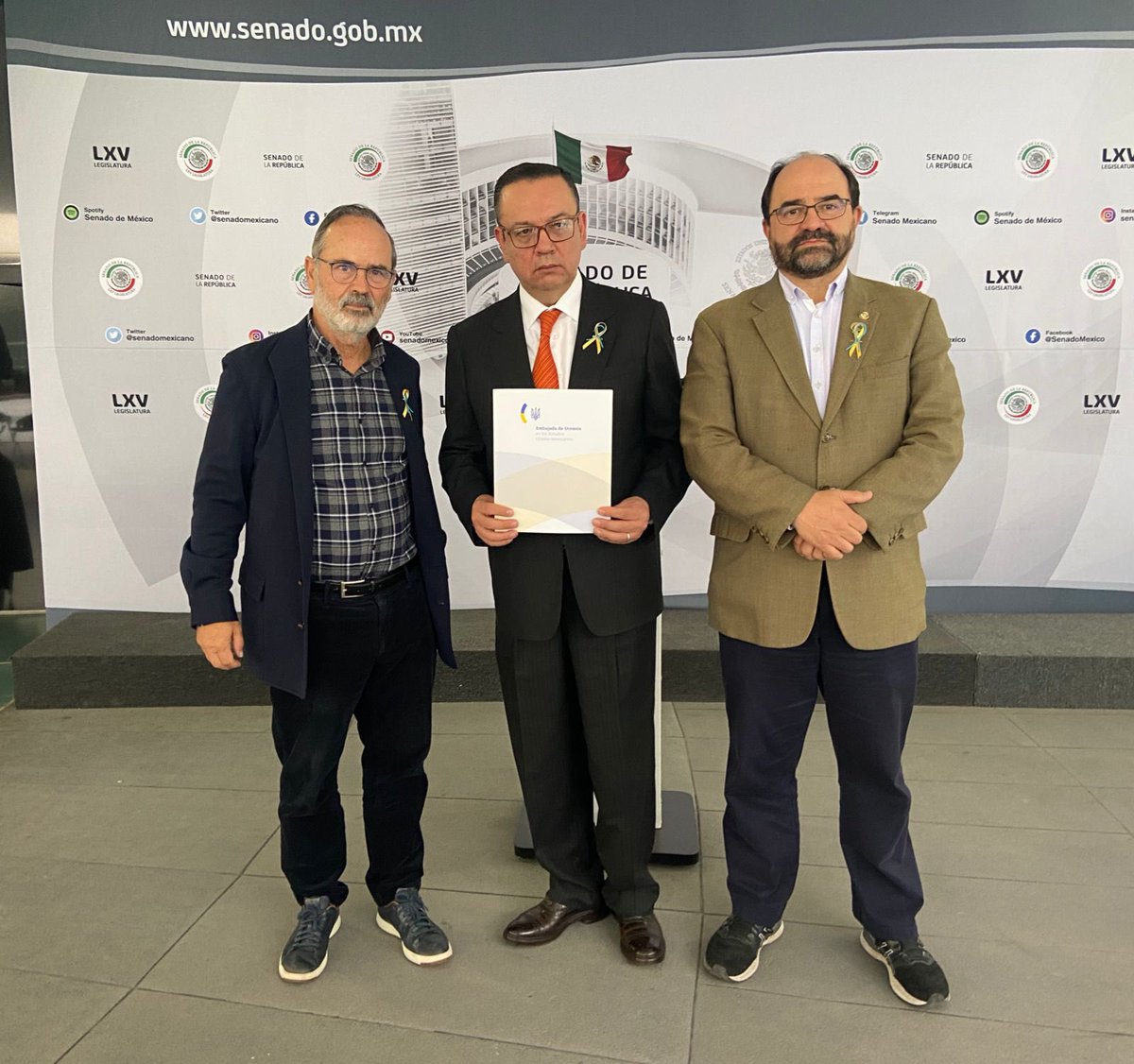 Los integrantes del "Grupo Plural" pidieron que se haga efectivo el artículo 89 constitucional (Foto: Twitter/@EmilioAlvarezI)