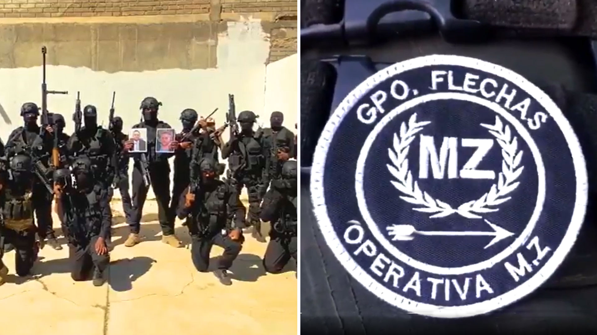 Grupo flechas Operativa MZ (Fotos: Twitter/ NarcoIntel/OfficialBalam)