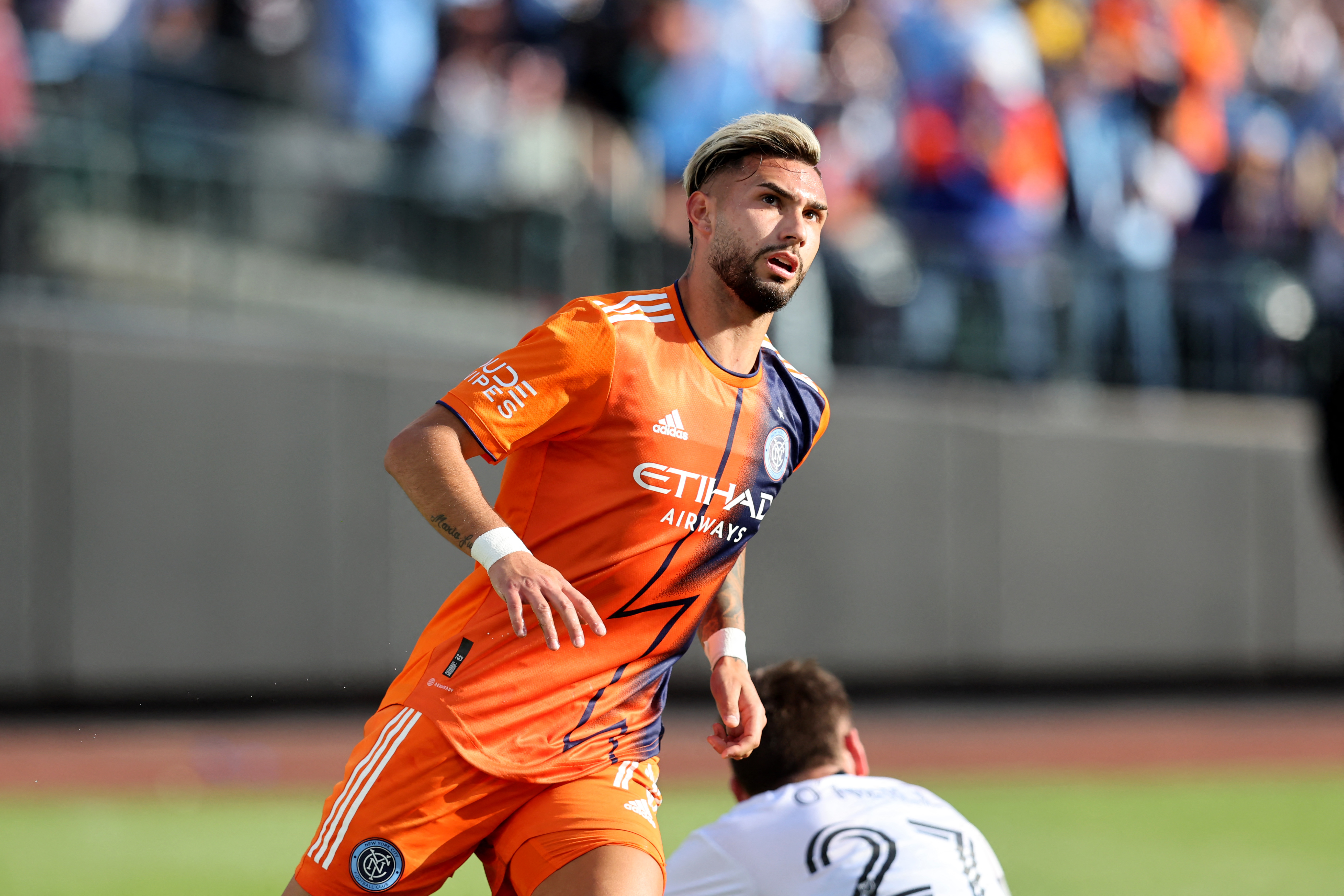 El Tati Castellanos otra vez aparece en la órbita de River. La traba: las pretensiones del City Group (Brad Penner-USA TODAY Sports)