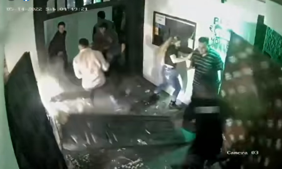 La secuencia duró menos de cinco minutos