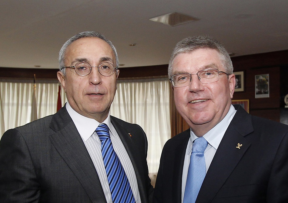 13/05/2016 Alejandro Blanco y Thomas Bach DEPORTES CARMEN JUNCAL/COE