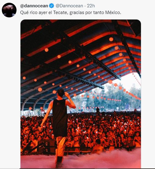 (Captura: @dannocean/Twitter)