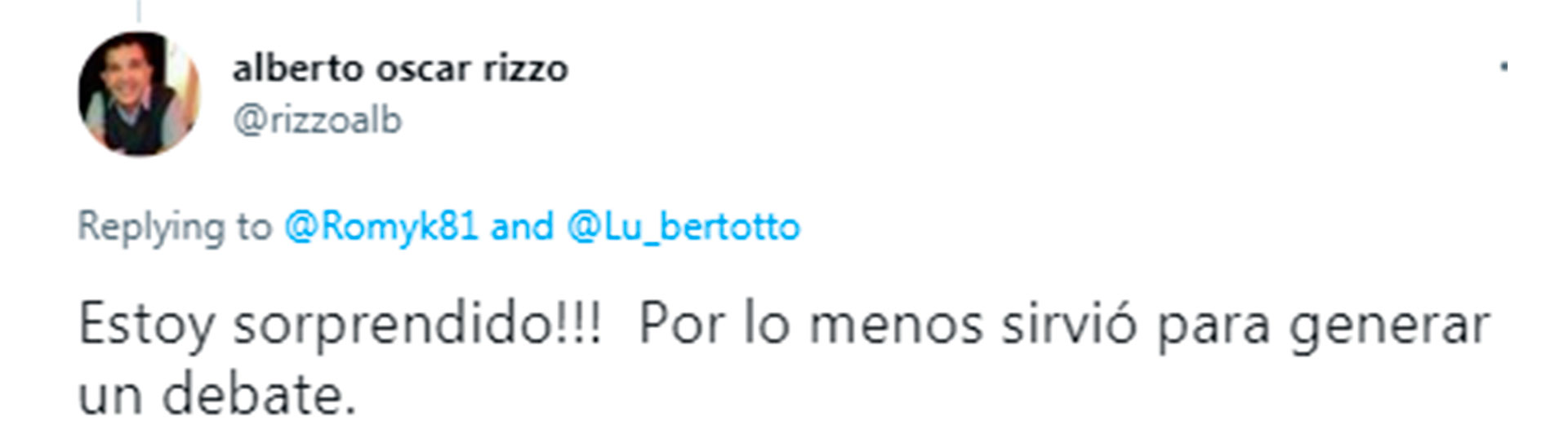 Descargo del psicólogo al enterarse del revuelo en Twitter