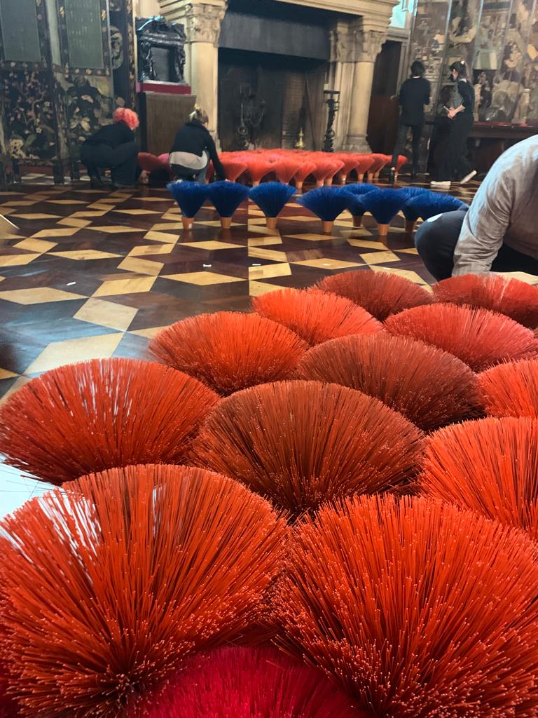 Los materiales que otros consideran de descarte o antiestéticos son fuente de creatividad para Libedinsky ( foto: Gaspar Libedinsky)