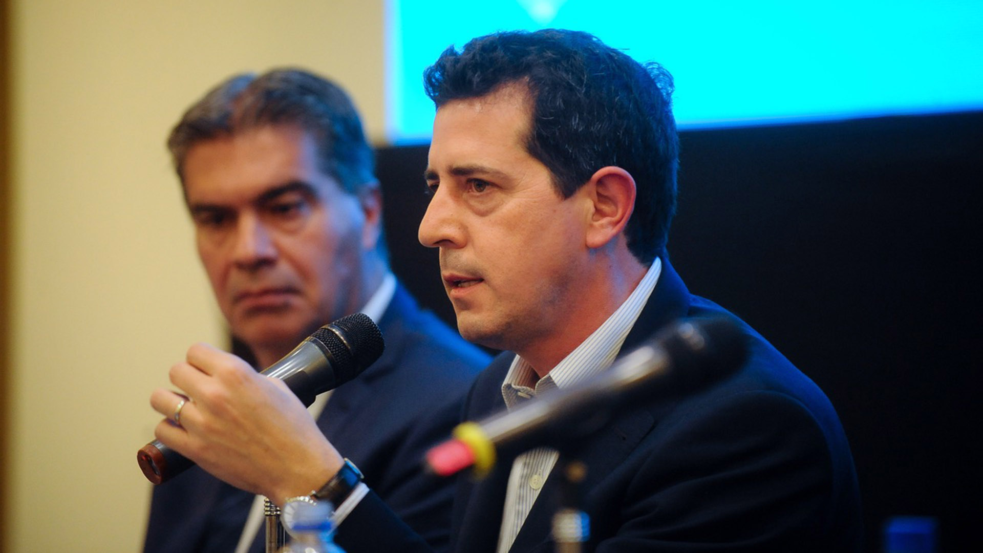 El ministro del Interior, Eduardo "Wado" de Pedro