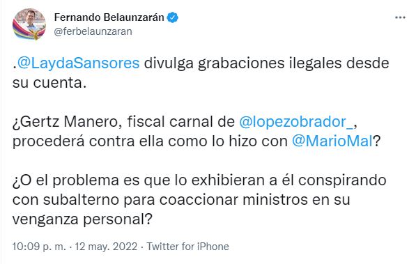 El panista salió en defensa del dirigente nacional del PRI (Foto: Twitter)