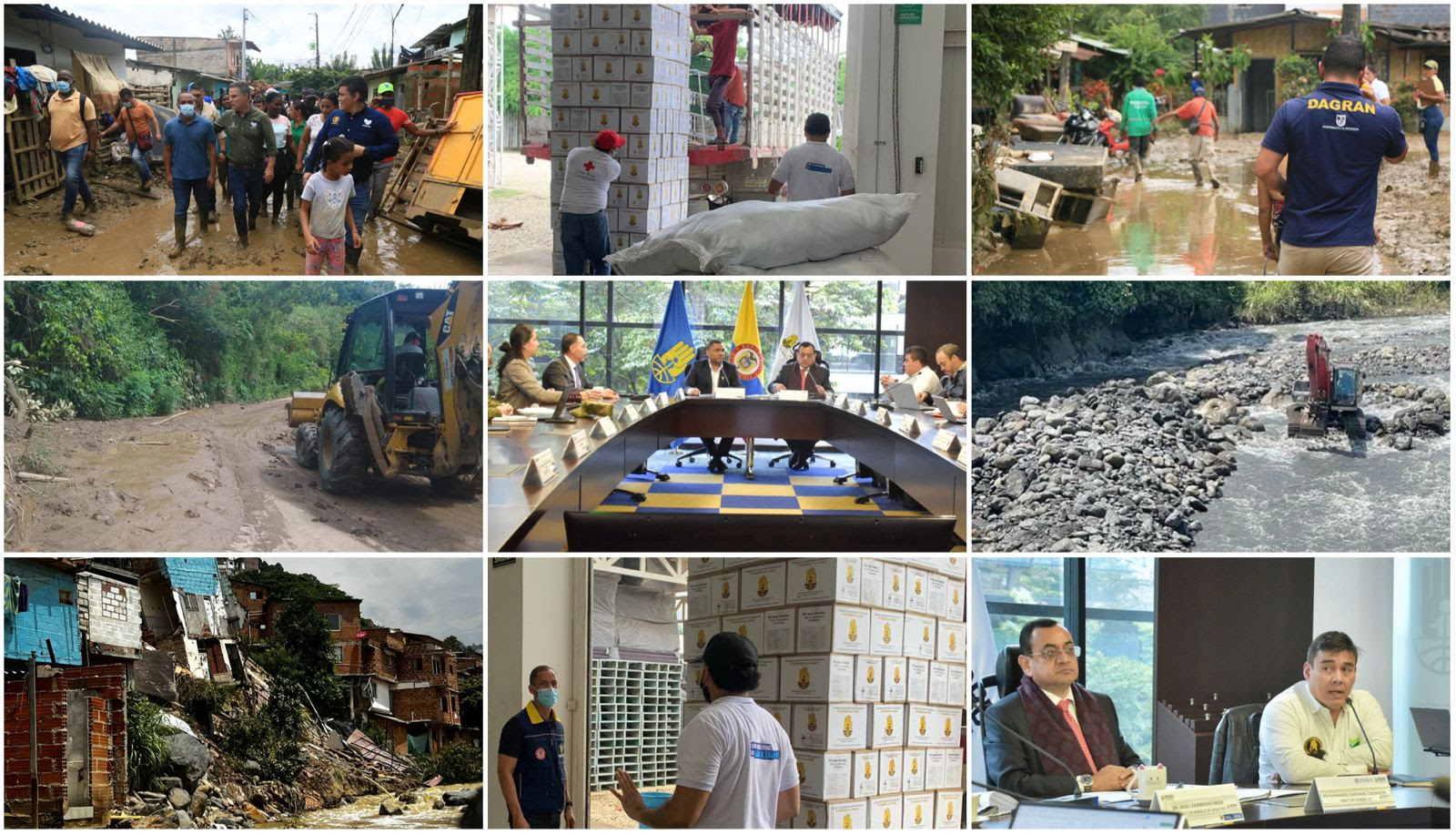 Imagen de archivo. Más de 20.000 familias colombianas han resultado afectadas durante la primera temporada invernal del 2022. Foto: Ungrd