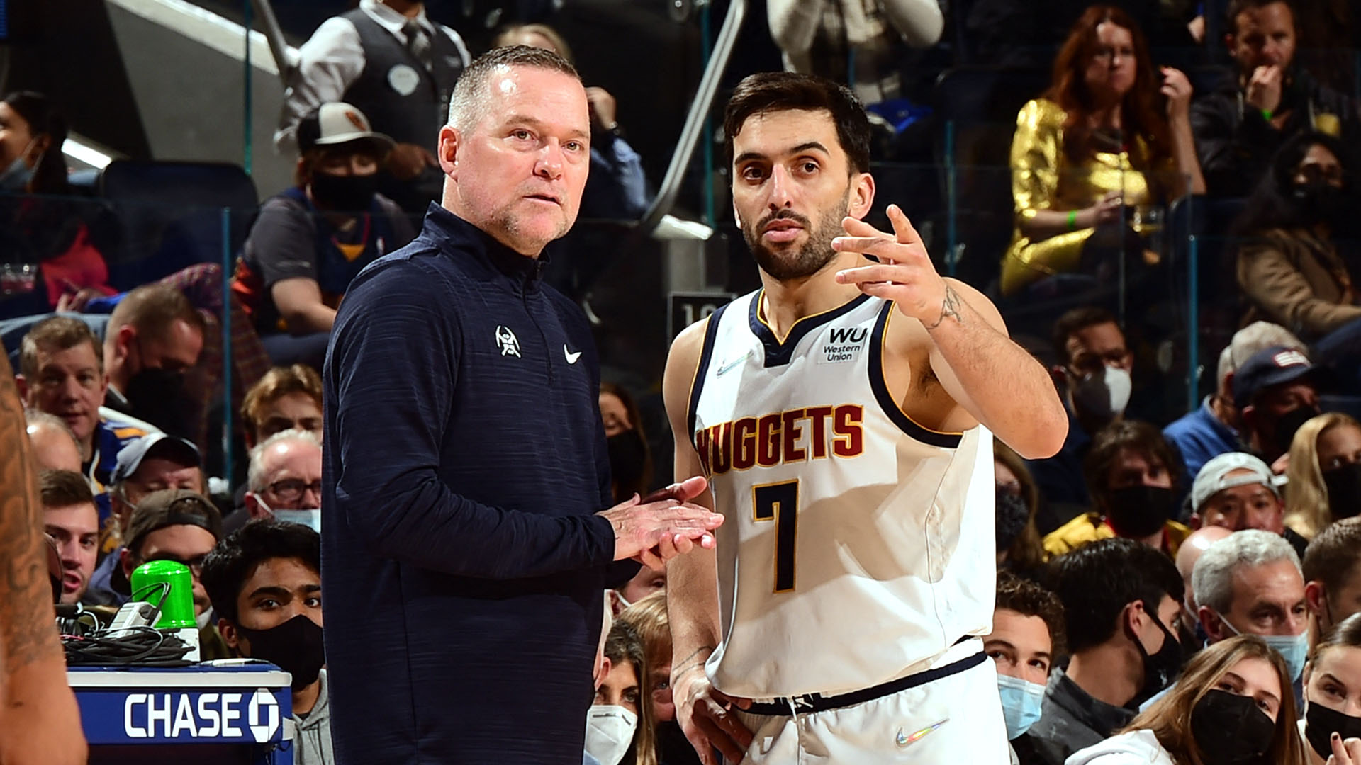 Facundo Campazzo fue perdiendo la consideración del entrenador Michael Malone (Photo by Noah Graham / NBAE / Getty Images / Getty Images via AFP)