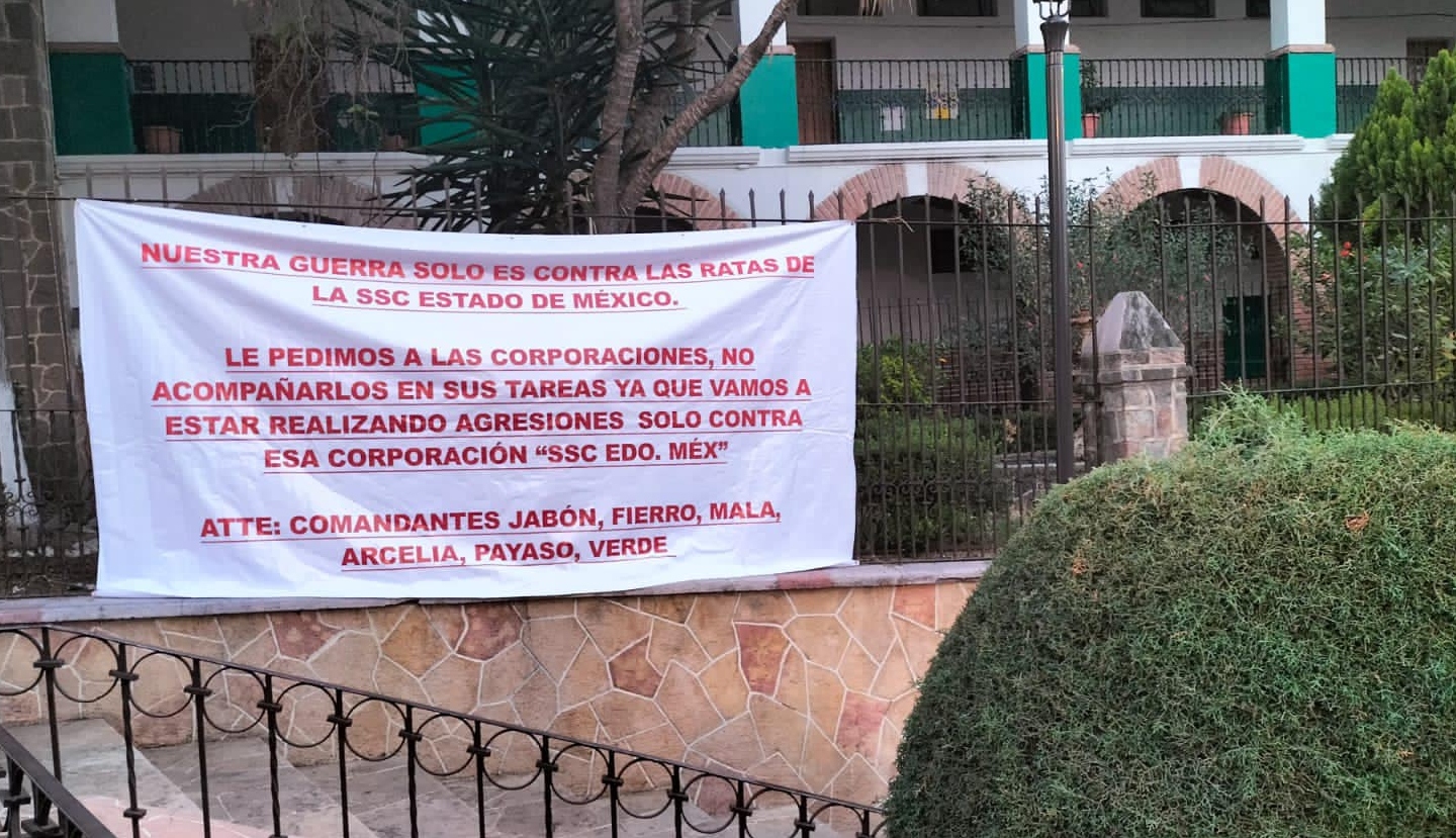 Las amenazas iban dirigidas a policías estatales (Foto: Especial)