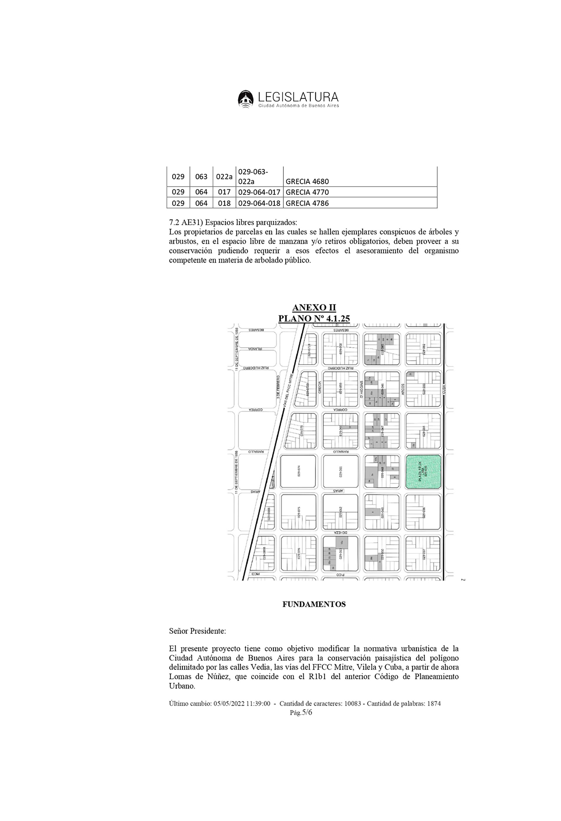 La zona en la que no se permitirá "ganar altura" en Núñez