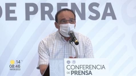 El Secretario pidió a la población no alertarse por las líneas de investigación respecto al origen de esta nueva hepatitis. (Foto: captura de pantalla / Gobierno del Estado de Durango)