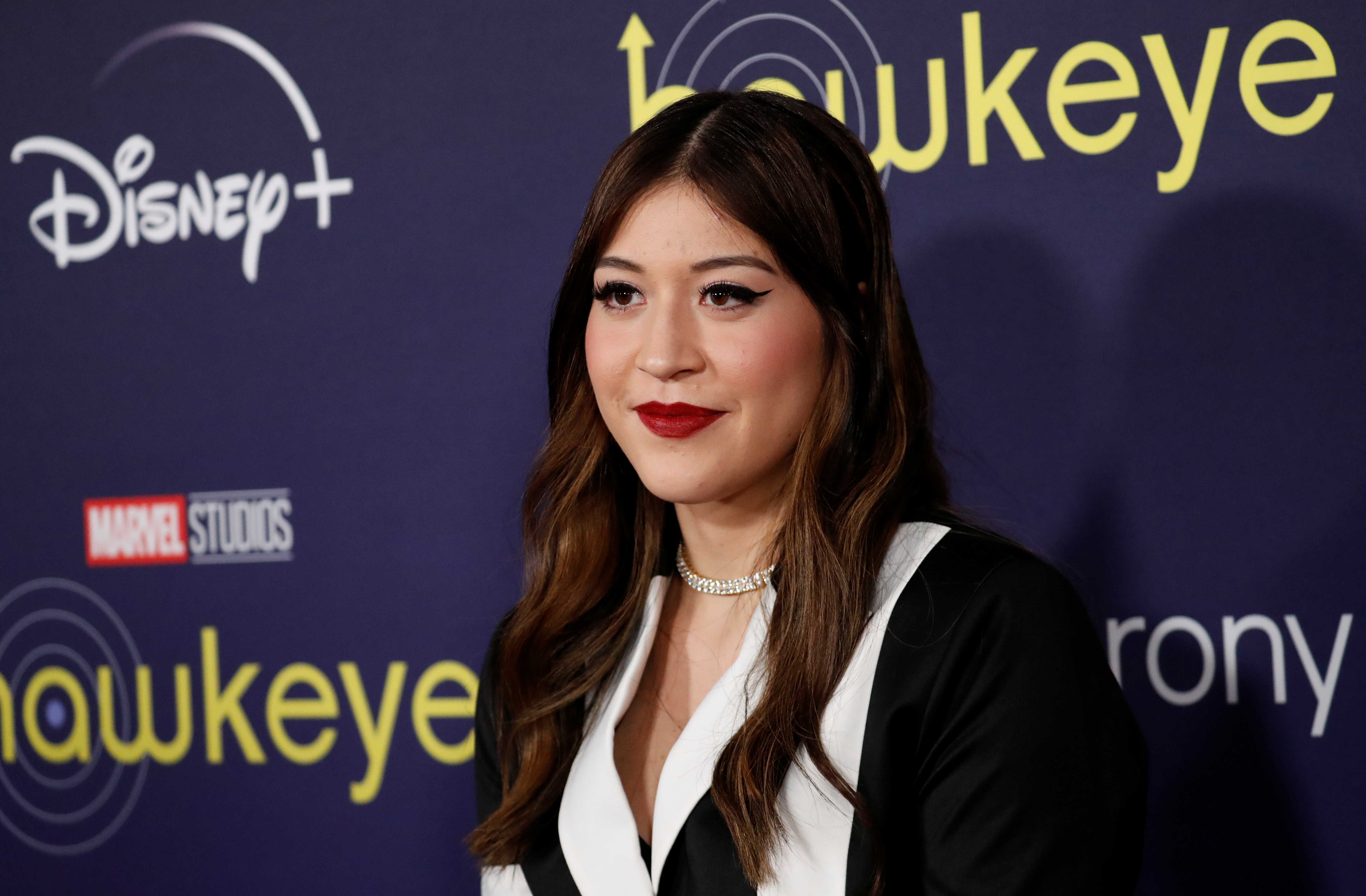 En la vida real, la estrella de Marvel también es sorda y se comunica por lenguaje de señas. (REUTERS/Mario Anzuoni)