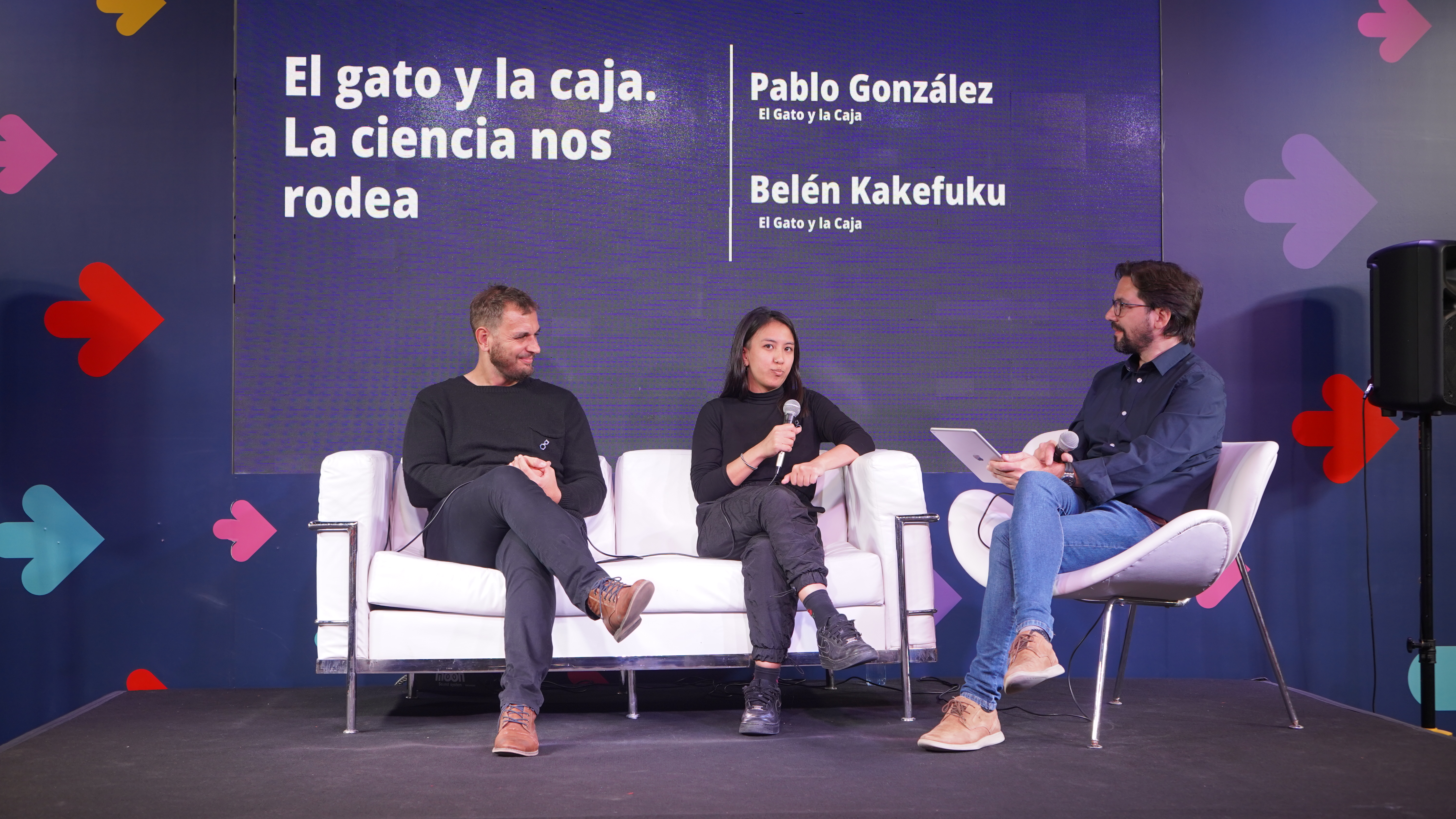 Pablo González y Belén Kakefuku, de El Gato y la Caja