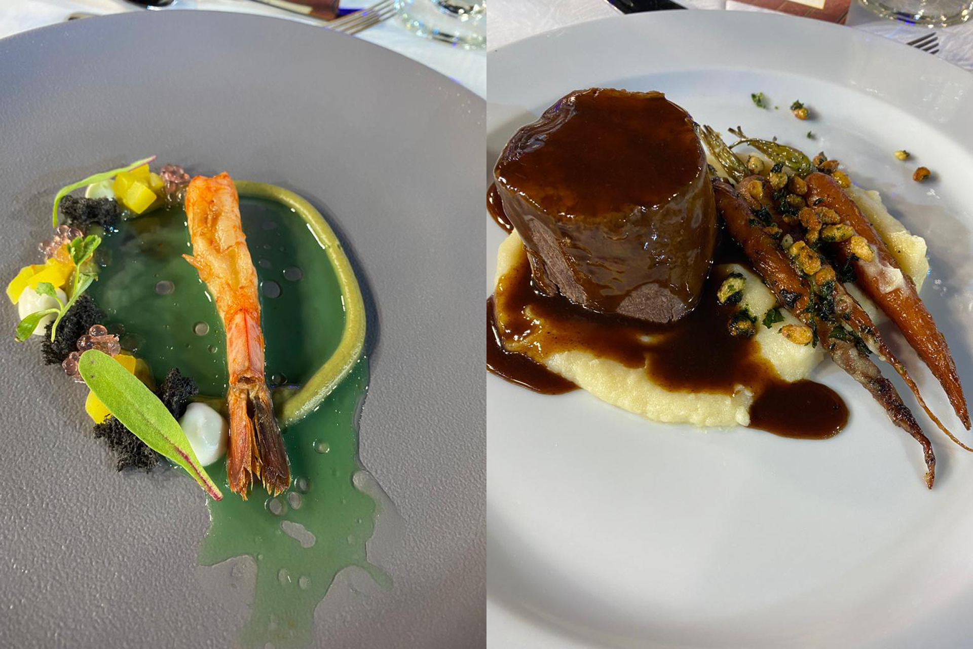 La entrada y el plato principal en los Martín Fierro