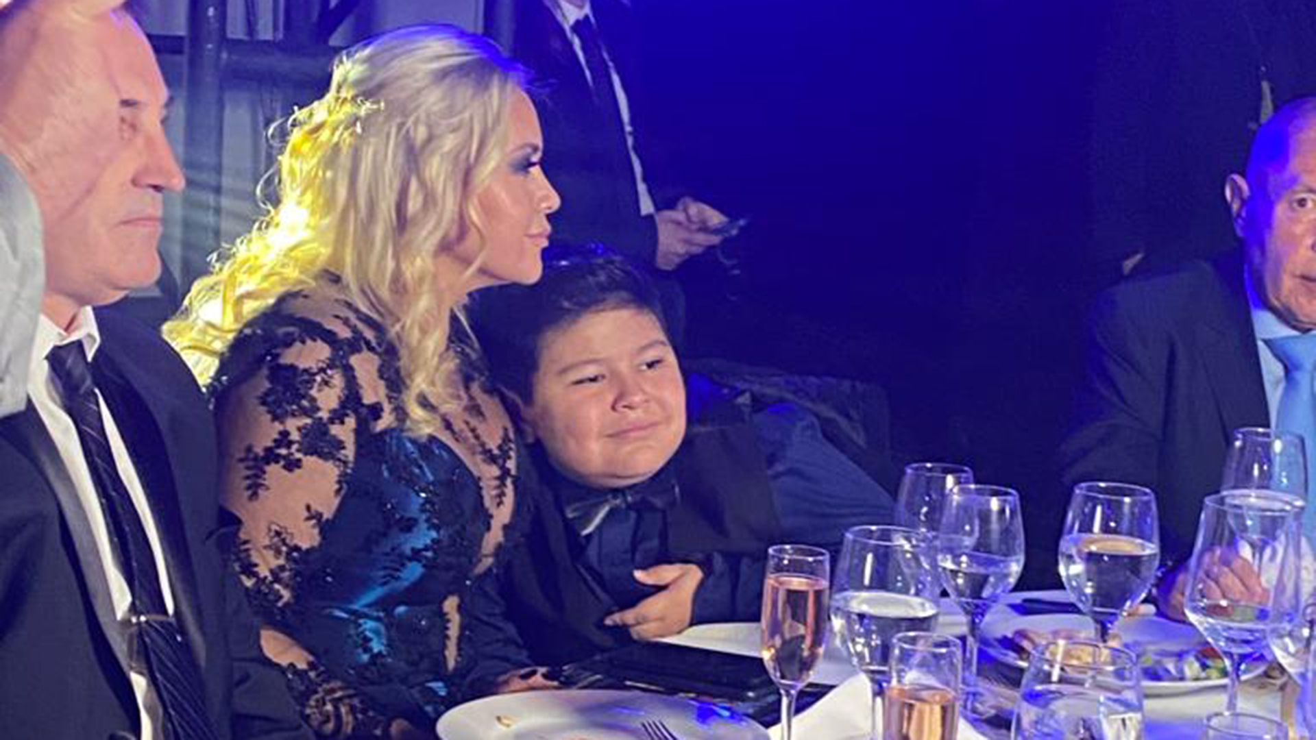 Verónica Ojeda siempre acompañando a Dieguito